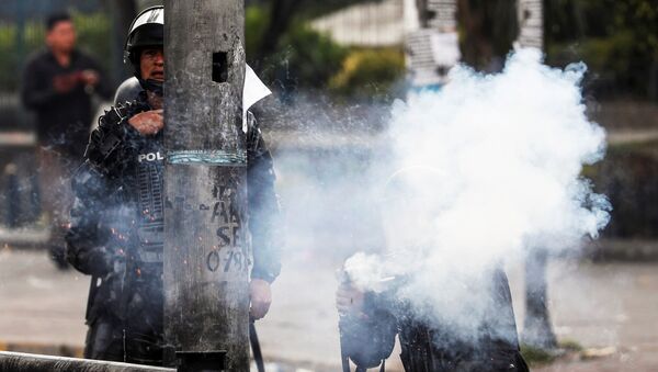 Protestas en Quito, Ecuador - Sputnik Mundo