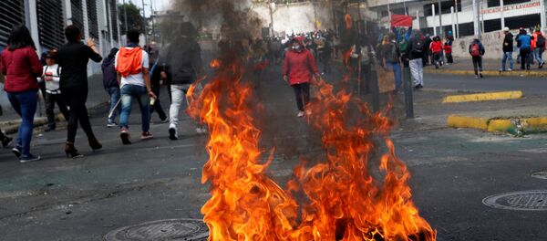 Protestas en Ecuador - Sputnik Mundo