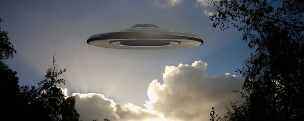 Un ovni (ilustración, imagen referencial) - Sputnik Mundo