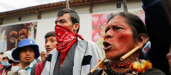 Protestas en Ecuador - Sputnik Mundo