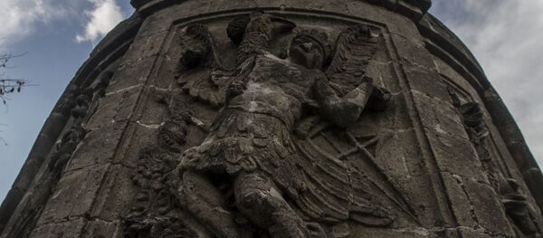 Restos de la Ermita dedicada a San Hipólito mandada hacer por Hernán Cortes dedicada a los españoles muertos en la Noche Triste - Sputnik Mundo