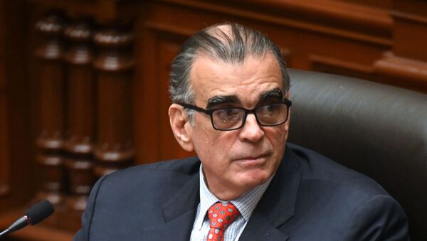 Pedro Olaechea, expresidente del Congreso de Perú - Sputnik Mundo