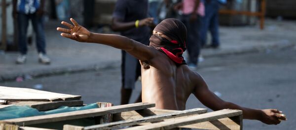Protestas en Haití - Sputnik Mundo