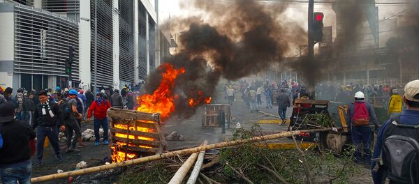 Protestas en Quito, Ecuador (archivo) - Sputnik Mundo