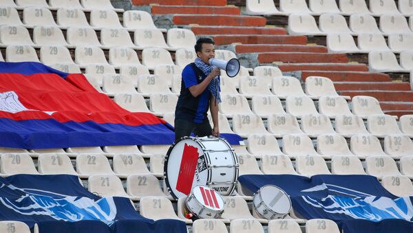 Hincha de Camboya en Teherán, Irán - Sputnik Mundo