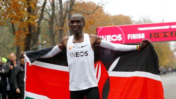 Eliud Kipchoge, maratonista - Sputnik Mundo