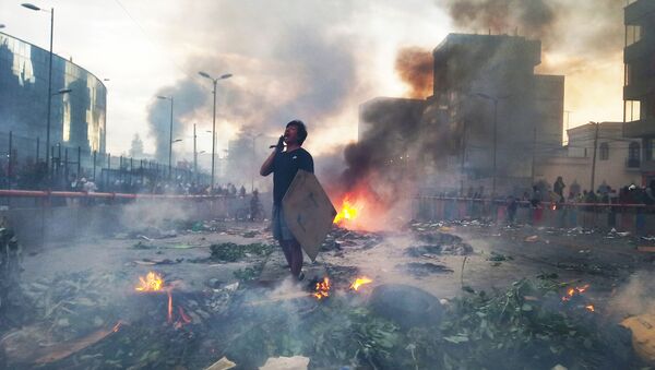 Protestas en Quito, Ecuador (archivo) - Sputnik Mundo