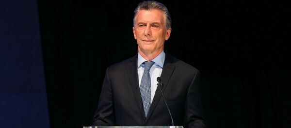 Mauricio Macri, presidente argentino - Sputnik Mundo