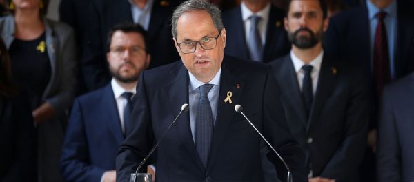 Quim Torra, presidente del Gobierno catalán - Sputnik Mundo