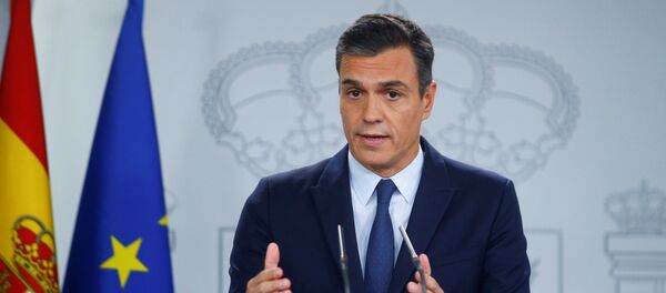 Pedro Sánchez, presidente en funciones del Gobierno español - Sputnik Mundo