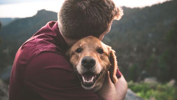 Una persona y su perro - Sputnik Mundo