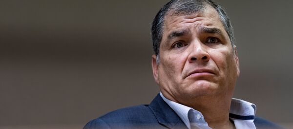 Rafael Correa expresidente ecuatoriano - Sputnik Mundo