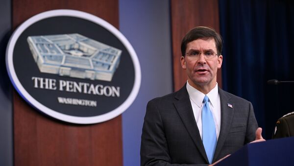 Mark Esper, secretario de Defensa de EEUU - Sputnik Mundo