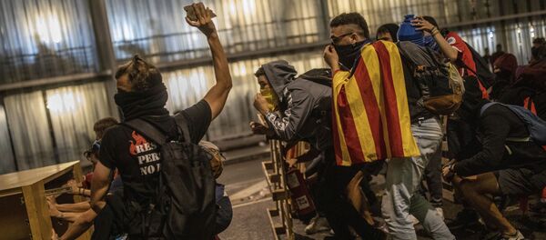 Protestas en Cataluña - Sputnik Mundo