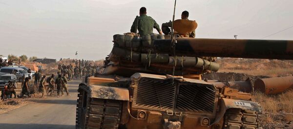 Vehículos militares turcos  - Sputnik Mundo