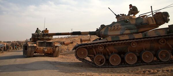 Vehículos militares turcos - Sputnik Mundo