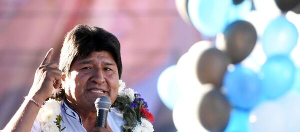 Evo Morales, presidente de Bolivia Evo Morales, presidente de Bolivia - Sputnik Mundo