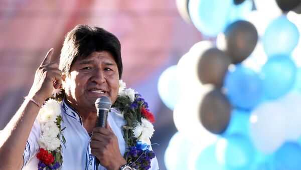 Evo Morales, presidente de Bolivia - Sputnik Mundo