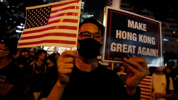 Protestas en Hong Kong Protestas en Hong Kong - Sputnik Mundo