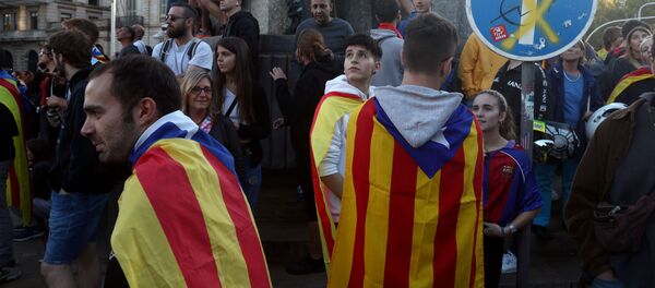 Protestas en Cataluña - Sputnik Mundo