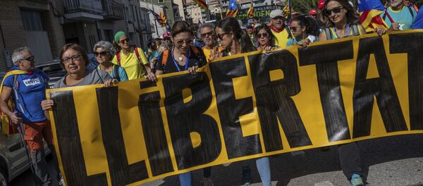 Protestas en Cataluña - Sputnik Mundo