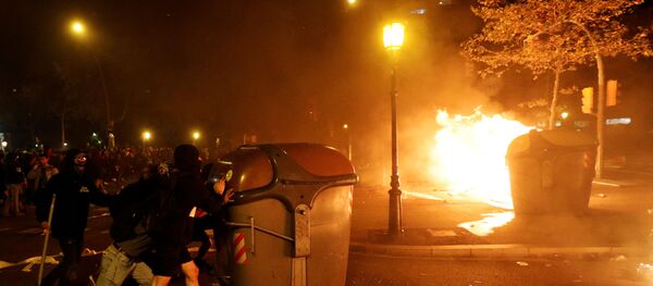 Protestas en Barcelona, España - Sputnik Mundo