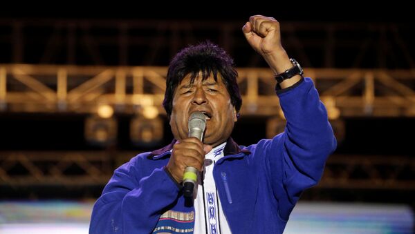 Evo Morales, presidente de Bolivia - Sputnik Mundo