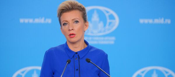 Maria Zajárova, la portavoz de la Cancillería rusa Maria Zajárova, la portavoz de la Cancillería rusa - Sputnik Mundo