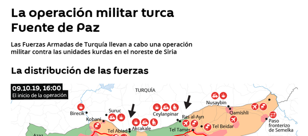 La operación turca Fuente de Paz en Siria - Sputnik Mundo