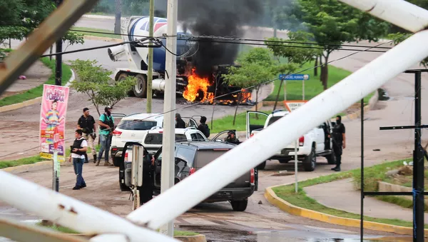 Disturbios en México tras la liberación del hijo de 'Chapo' Guzmán