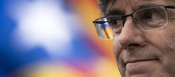 Carles Puigdemont, expresidente catalán - Sputnik Mundo