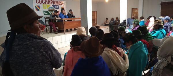 Reunión de comunidades indígenas en Cochapamba, Ecuador - Sputnik Mundo