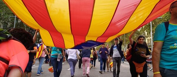 Protestas en Barcelona - Sputnik Mundo