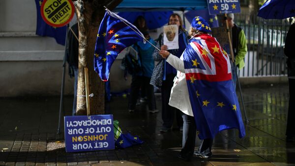 Manifestaciones contra el Brexit - Sputnik Mundo