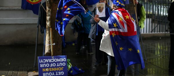 Manifestaciones contra el Brexit - Sputnik Mundo