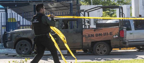 Consecuencias del tiroteo en la ciudad mexicana de Culiacán, el 18 de octubre de 2019 Consecuencias del tiroteo en la ciudad mexicana de Culiacán, el 18 de octubre de 2019 - Sputnik Mundo