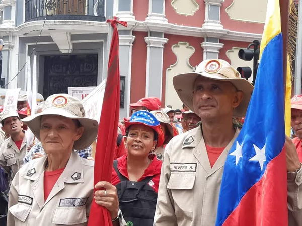 Venezolanos marchan en apoyo al primer congreso internacional de Comunas Venezolanos marchan en apoyo al primer congreso internacional de Comunas - Sputnik Mundo