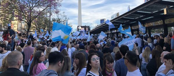 La marcha del millón en Buenos Aires - Sputnik Mundo