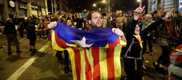 Protestas en Barcelona - Sputnik Mundo