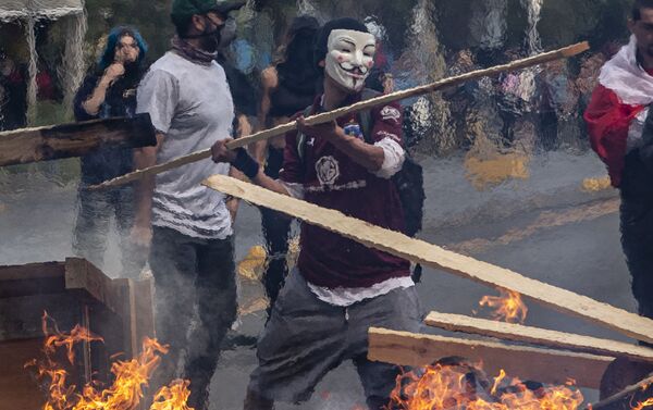 Protestas en Chile - Sputnik Mundo