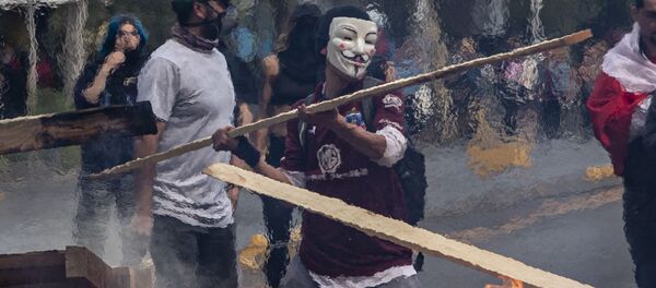 Protestas en Santiago, Chile (archivo) Protestas en Santiago, Chile (archivo) - Sputnik Mundo