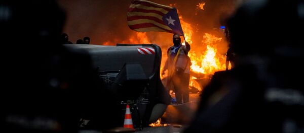 Protestas en Barcelona - Sputnik Mundo