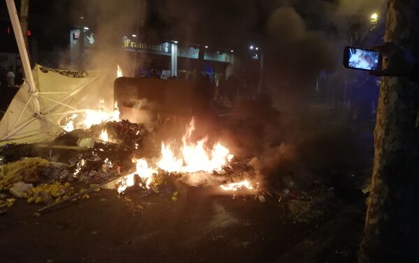 Protestas de los independentistas en Barcelona - Sputnik Mundo