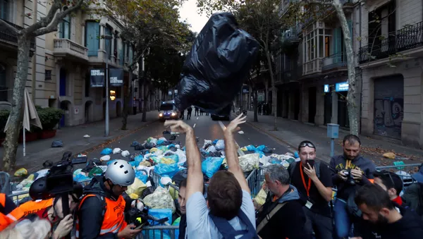 Protestas en Barcelona