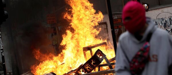 Protestas en Chile - Sputnik Mundo