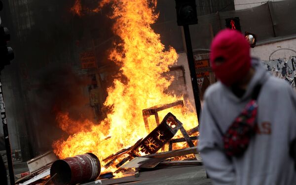 Protestas en Chile - Sputnik Mundo