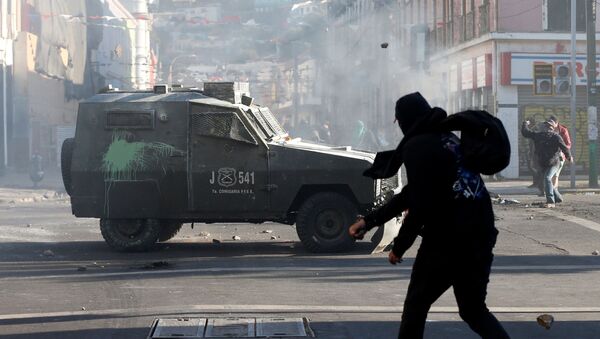 Protestas en Chile - Sputnik Mundo