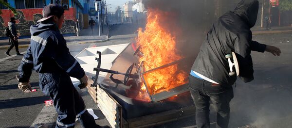 Protestas en Chile Protestas en Chile - Sputnik Mundo