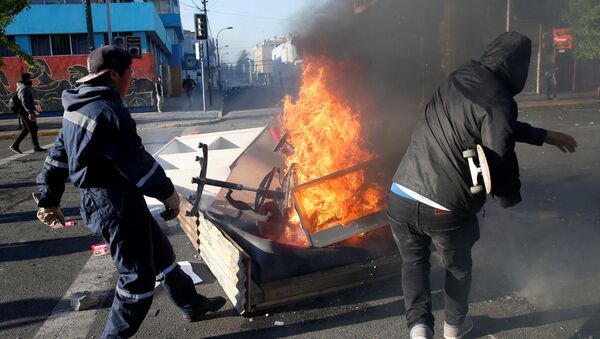 Protestas en Chile - Sputnik Mundo