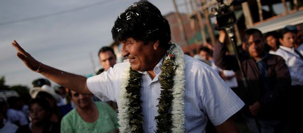 Evo Morales, presidente de Bolivia - Sputnik Mundo